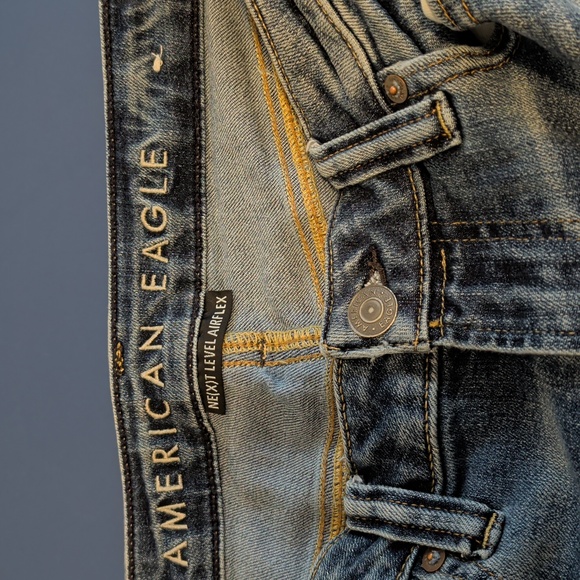 American Eagle Slim Straight Fit  Jeans Size  32 X 36 - Picture 5 of 8